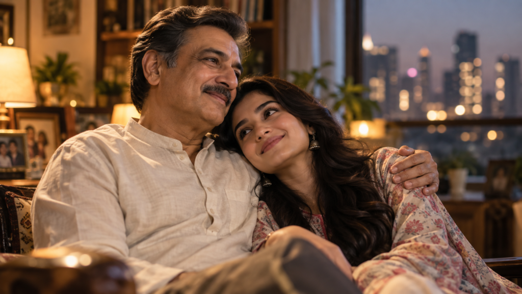 Bollywood movies about father daughter relationships showing a warm emotional bond between an Indian father and daughter