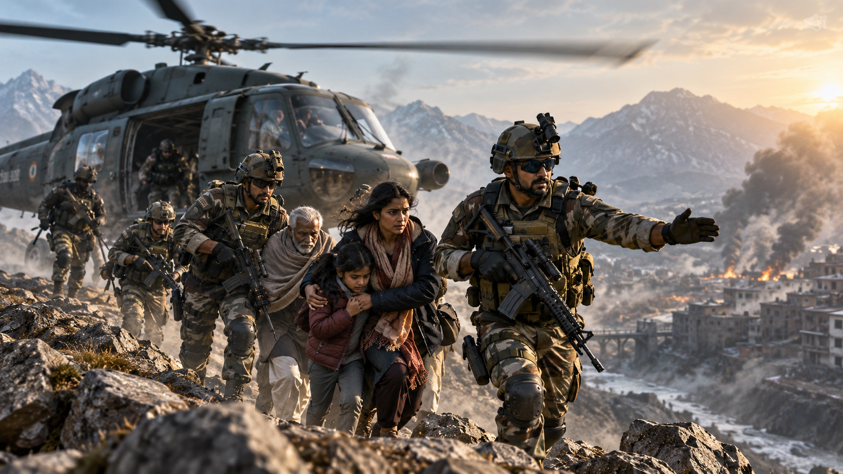 Bollywood movies about army rescue missions featuring Indian soldiers in a military rescue operation