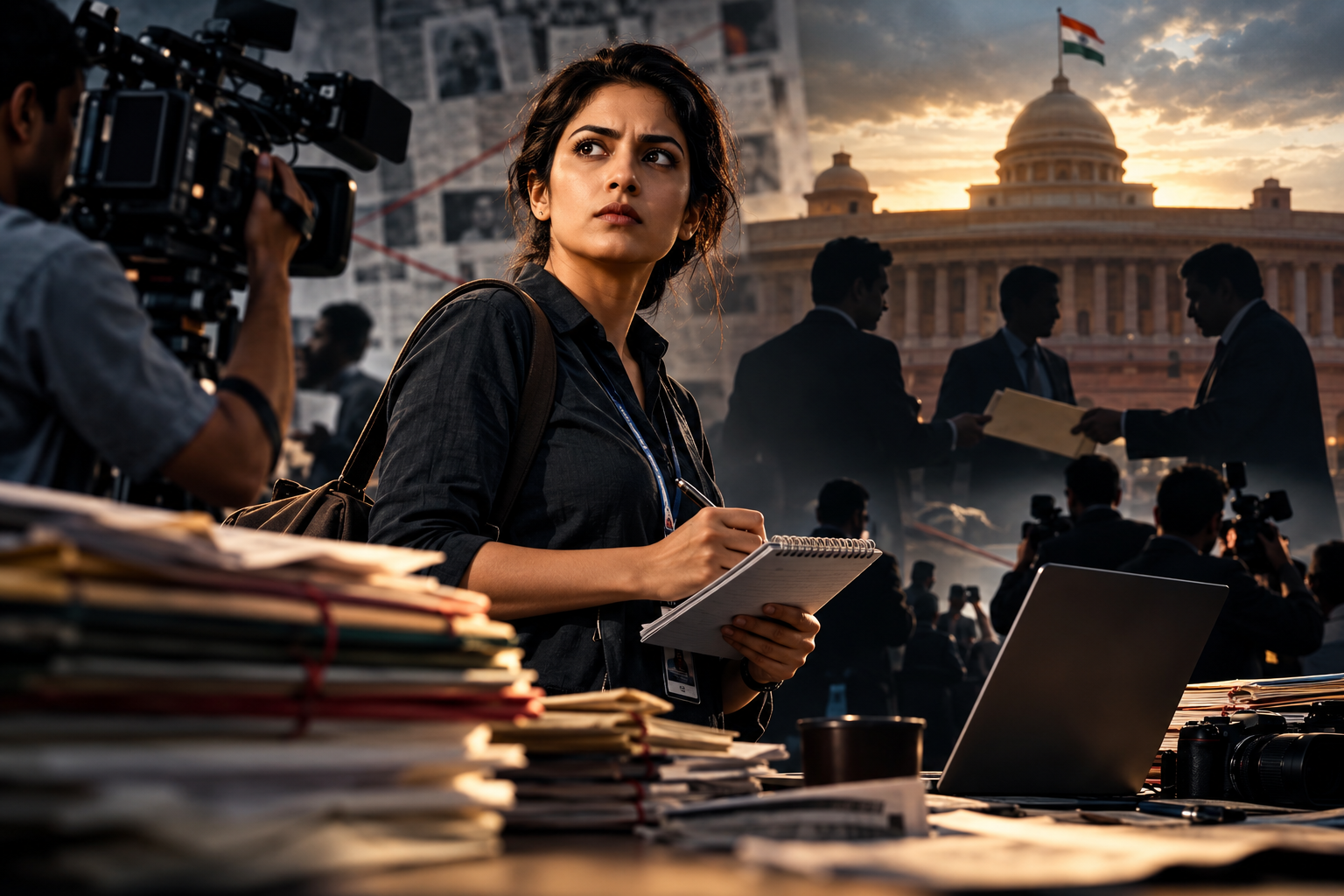 Hindi movies about journalists exposing corruption featuring an investigative reporter